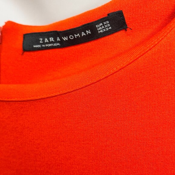 Zara Woman Fitted Short Sleeve Dress - Picture 3 of 5